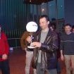 Mickael Poussier fier de son trophée