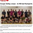 <strong>KB Vs KVB</strong><p>KB/KVB3 - Ouest-France du 20/11/2013</p>